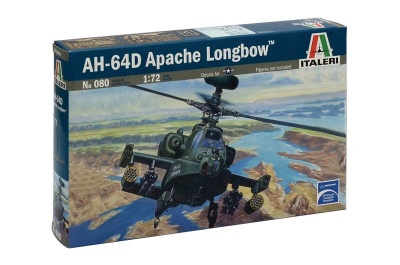 Model Kit vrtulník 0080 - AH-64 D APACHE LONGBOW (1:72) - Italeri