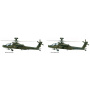 Model Kit vrtulník 0080 - AH-64 D APACHE LONGBOW (1:72) - Italeri