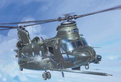 Model Kit vrtulník 1218 - MH-47 E SOA CHINOOK TM (1:72) - Italeri