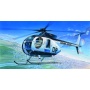 Model Kit vrtulník 12249 - HUGHES 500D POLICE HELICOPTER (1:48) - Academy