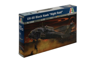 Model Kit vrtulník 1328 - UH-60/MH-60 BLACK HAWK "NIGHT RAID" (1:72) - Italeri