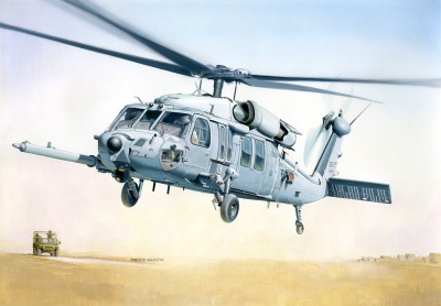 Model Kit vrtulník 2666 - MH-60K BLACKHAWK SOA (1:48) - Italeri