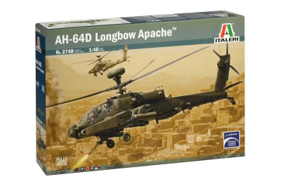 Model Kit vrtulník 2748 - AH-64D LONGBOW APACHE (1:48) - Italeri