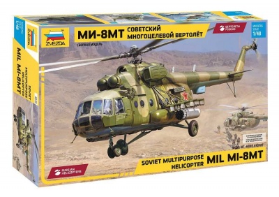 Model Kit vrtulník 4828 - MIL-Mi-8MT (1:48) - Zvezda