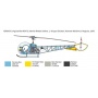 Model Kit vrtulník OH-13 Sioux Corean War (1:48) - Italeri