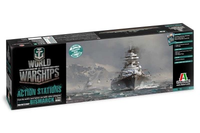 Model Kit World of Warships 46501 - GERMAN BATTLESHIP BISMARCK (1:700)