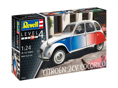 Model Set auto 67653 -  Citroen 2 CV "Coccorico" (1:24) - Revell
