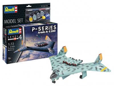 ModelSet letadlo 63790 - Arado Ar E.555 - P-Series (1:72) - Revell
