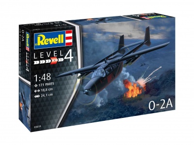 ModelSet letadlo 63819 - O-2A Skymaster (1:48) - Revell