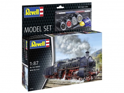 ModelSet lokomotiva 62167 - Express Loco BR 18 505 with Tender (1:87) - Revell