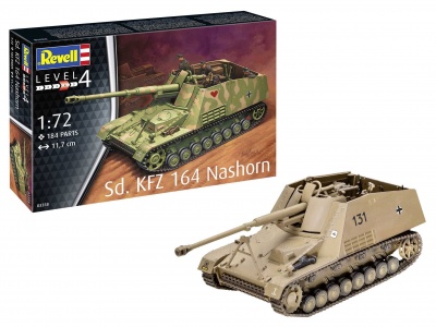 ModelSet military 63358 - Sd.Kfz. 164 Nashorn (1:72) - Revell