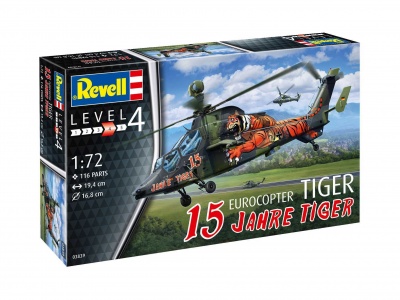 ModelSet vrtulník 63839 - Eurocopter Tiger - "15 Years Tiger" (1:72) - Revell