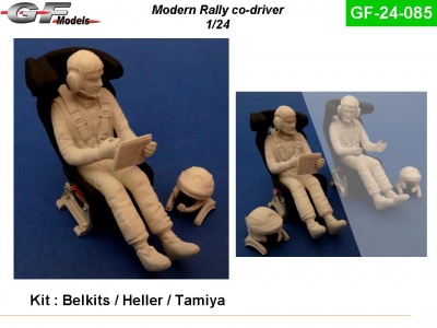 Modern Co-Driver Figure Rally 1:24 - GF Models