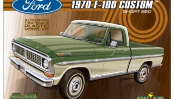 1970 Ford F-100 Custom Short Bed 1/25 - Moebius Models