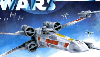 STAR WARS : A NEW HOPE X-WING FIGHTER SNAP 1/63 - MPC