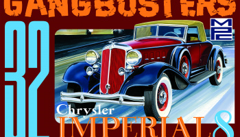 CHRYSLER IMPERIAL "GANGBUSTERS" 1932 1:25 SCALE MODEL KIT - MPC
