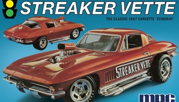 Streaker Vette The Great Street Machines - The Classic 1967 Corvette Stingray 1/25 - MPC