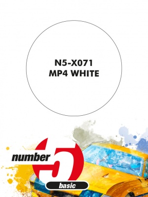 MP4 White Paint for airbrush 30ml - Number Five