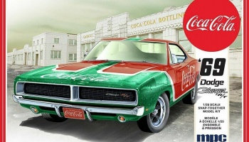 Dodge Charger RT Coca Cola 1969 1/25 Scale Model Kit - MPC