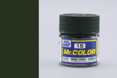 Mr. Color C 015 - IJN Green (Nakajima) - IJN Zelená - Gunze