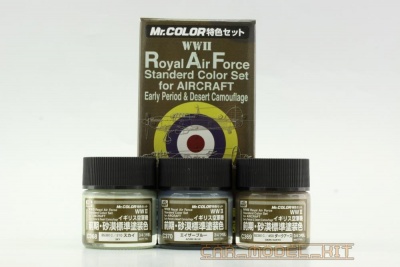 Mr. Color - ROYAL AIR FORCE (WWII) COLOR EARLY - RAF - early sada barev 3x10ml - Gunze