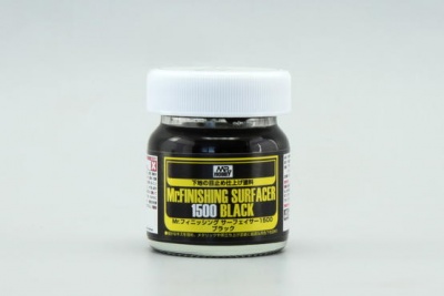 Mr. Finishing Surfacer 1500 Black 40ml - Gunze