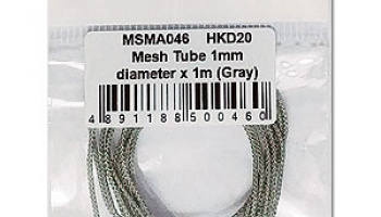 Mesh Tube 1mm diameter x 1m (Gray) - MSM Creation