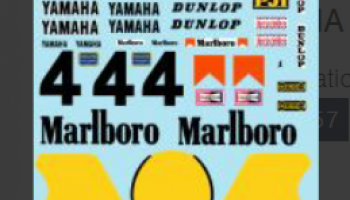 YAMAHA YZR 500 MARLBORO 1/12 - MSM Creation