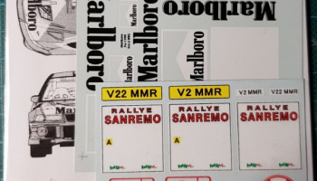 Tobacco Decal for Lancer Evo 6 (1999 Rallye Sanremo Winner) 1/21 - MSM Creation
