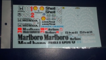 McLaren MP4/6 Full decal 1/12 - MSM Creation