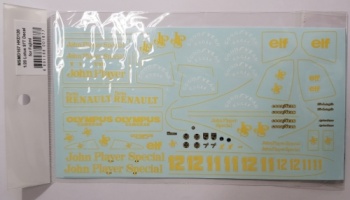 Lotus 97T Full Decal 1/20 - MSM Creation