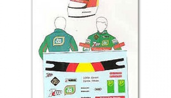 M.Schumacher Decal (Jordan 1991) 1/18 - MSM Creation