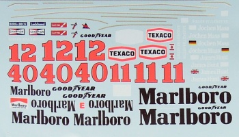 McLaren M23 1976 Conversion Decal 1/12 - MSM Creation