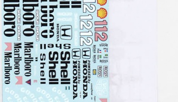 McLaren MP4/4 Full Decal 1/18 - MSM Creation