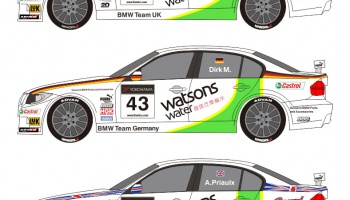 BMW 320si WTCC Macau Guia Race 2006 1/43 - MSM Creation