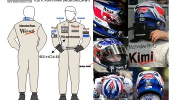 Kimi Raikkonen Decal (McLaren) 1/20 - MSM Creation