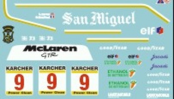 San Miguel McLaren F1 GTR 1995 BPR GT Zhuhai 3 hours Winner 1/24 - MSM Creation