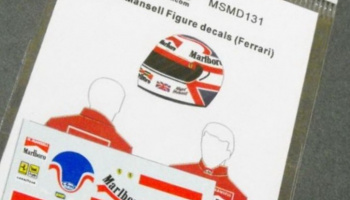 N.Mansell Figure decal (Ferrari) 1/20 - MSM Creation