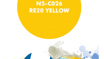 RE20 Yellow  Paint for Airbrush 30 ml - Number 5