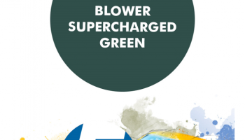 Blower Supercharged Green Paint for Airbrush 30 ml - Number 5