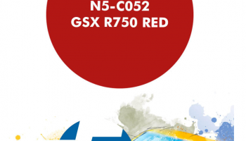 GSX R750 Red Paint for Airbrush 30 ml - Number 5