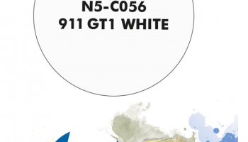 911 GT1 White  Paint for Airbrush 30 ml - Number 5