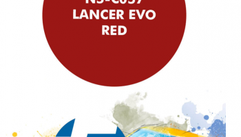 Lancer Evo Red  Paint for Airbrush 30 ml - Number 5