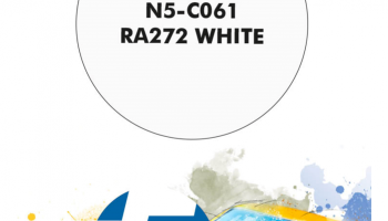 RA272 White  Paint for Airbrush 30 ml - Number 5