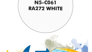 RA272 White  Paint for Airbrush 30 ml - Number 5