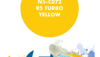 R5 Turbo Yellow Paint for Airbrush 30 ml - Number 5