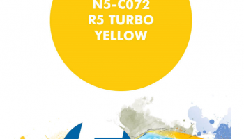 R5 Turbo Yellow Paint for Airbrush 30 ml - Number 5