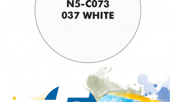 037 White Paint for Airbrush 30 ml - Number 5
