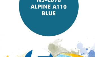 Alpine A110 Blue  Paint for Airbrush 30 ml - Number 5