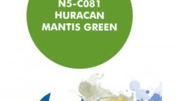 Huracan Mantis Green  Paint for Airbrush 30 ml - Number 5